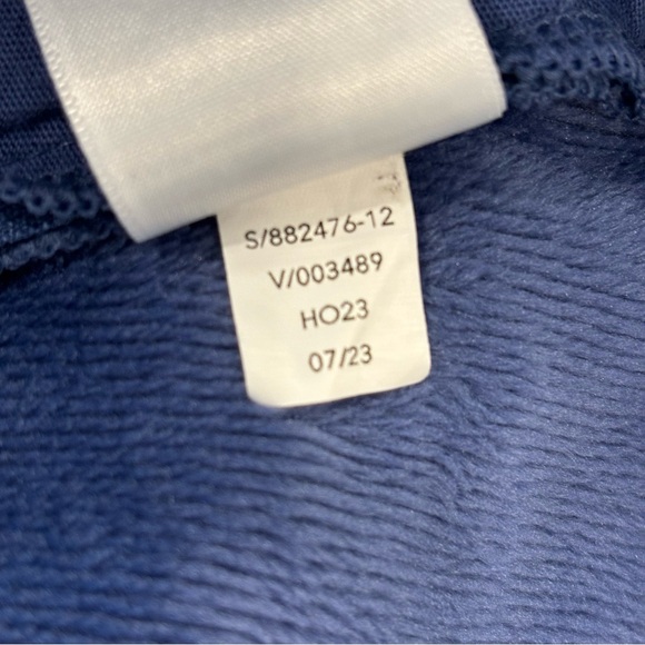 Athleta Cozy Karma Twist Neck Sweatshirt Blue 2X - Picture 4 of 13